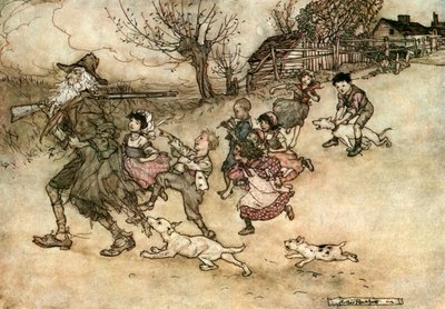 Racconto breve di Washington Irving da Arthur Rackham